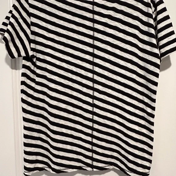 Rag & Bone - Black and White Striped T-Shirt - Size S - Picture 2 of 3